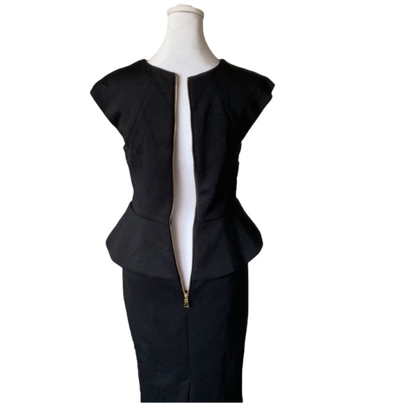 Venus Bow & Peplum Bodycon Dress - Picture 10 of 14